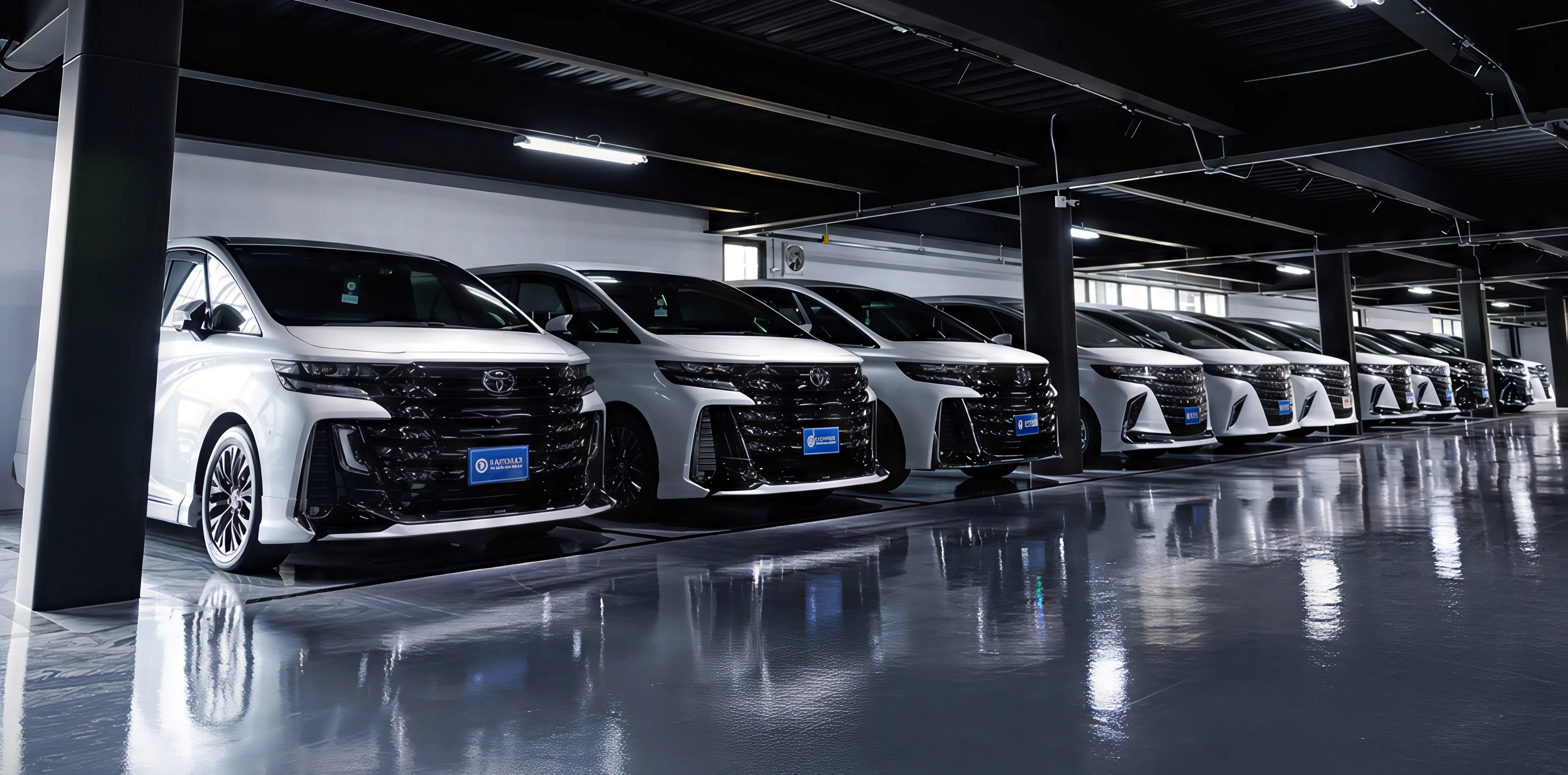 A tour of the new Alphard stock at the B Autohaus Outlet, Rama 3