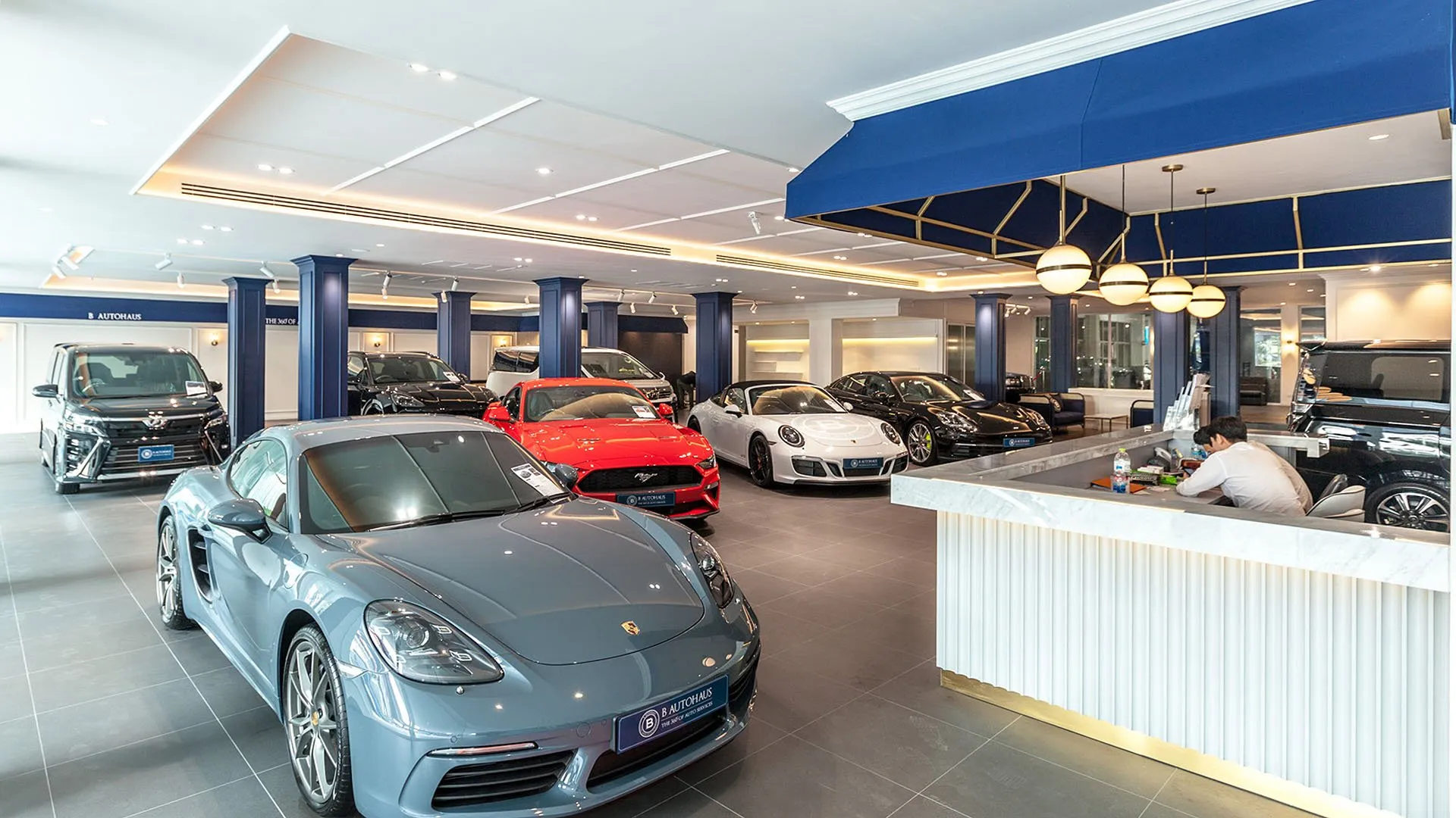 The showroom